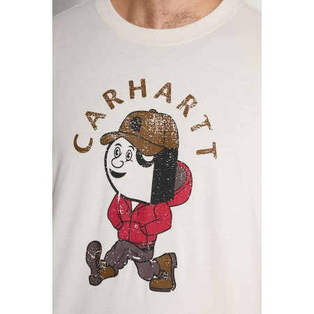 Koszulka Carhartt Lightweight Active Jac Graphic - Oat Milk